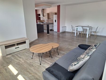 appartement meublé de 100m2 avec extérieur