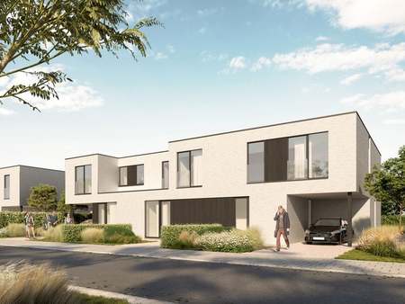 ben nouvelles maisons dans un bon emplacement à hansbeke. à hansbeke à partir de € 410.000