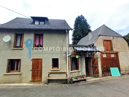 dpt haute garonne 31- a vendre arlos 31440 - maison de village à rénover de 87 m² avec gra