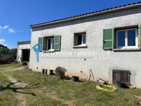 dept haute-corse  ventiseri  maison individuelle vue montagnes