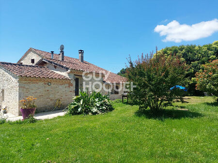 maison en pierres avec piscine