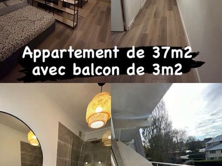 appartement meublé 37 m 2 avec balcon