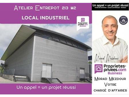 agglomeration lille sud - entrepot  local industriel 213 m2