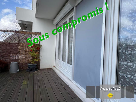 dourdan - appartement 2 pièces de 53 m² - rez-de-chaussée - terrasse - garage - cave