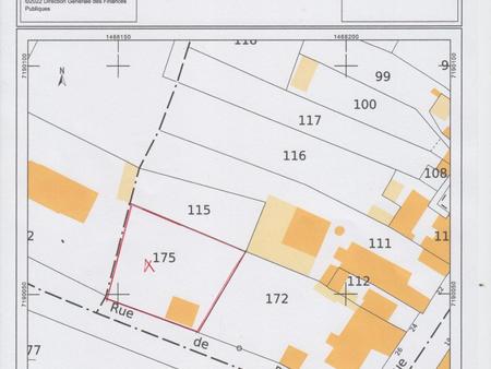 centre ville terrain constructible avec garage