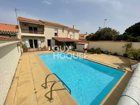 a vendre à cabestany (66330) maison f4 avec piscine (103 m²)