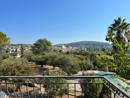 villa avec piscine et studio indépendant à 2 mn du village  belle vue panoramique