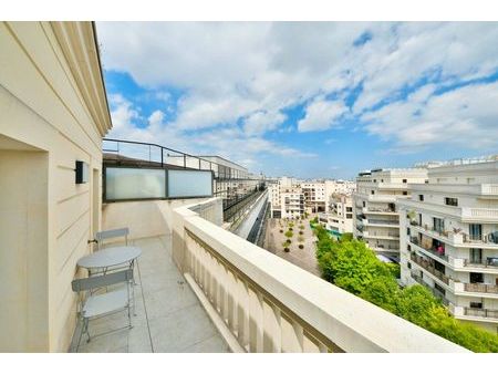 penthouse : terrasse : 90m2 - 3 chambres- parking