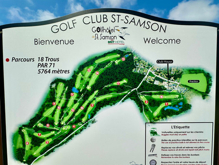 sur le golf de saint samson  bungalow 3 chambres vue panoramique exceptionnelle mer et gol