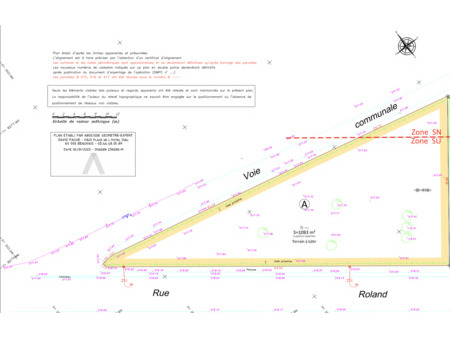 vente terrain 1083 m² abancourt (60220)