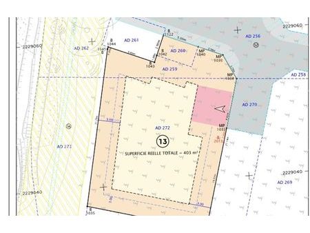 vente terrain 403 m² pierrefeu-du-var (83390)