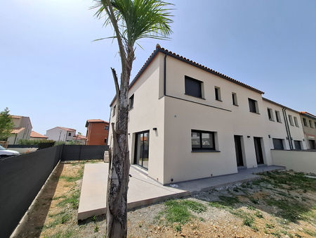 cabestany t3 de 74.28 m2 avec parking  garage et jardin de 108m2