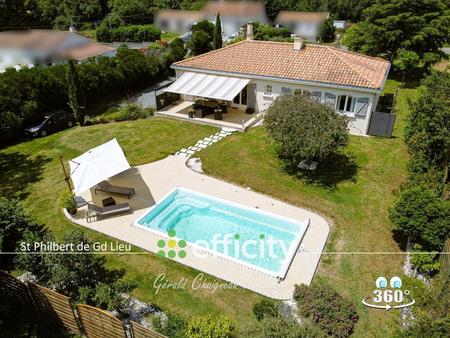 vente maison piscine à saint-philbert-de-grand-lieu (44310) : à vendre piscine / 143m² sai