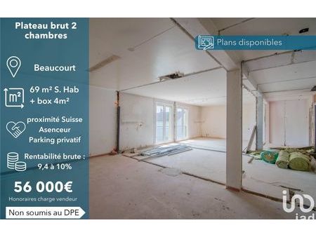 vente appartement 3 pièces 69 m² beaucourt (90500)