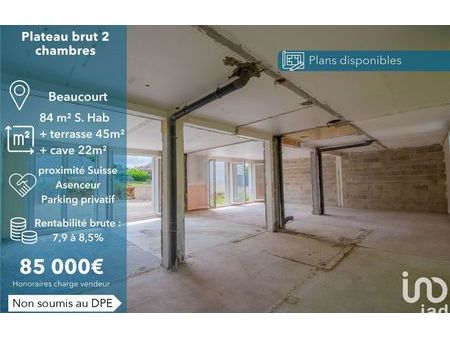 vente appartement 3 pièces 84 m² beaucourt (90500)
