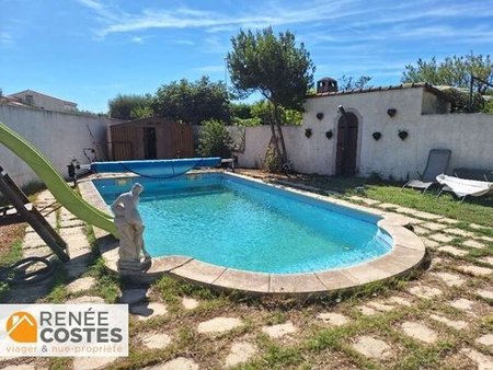 vente en nue propriété - h63 ans - fos sur mer (13270)