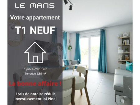 vente appartement 1 pièce 24.96 m²