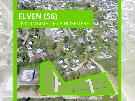 vente terrain à elven (56250) : à vendre / elven