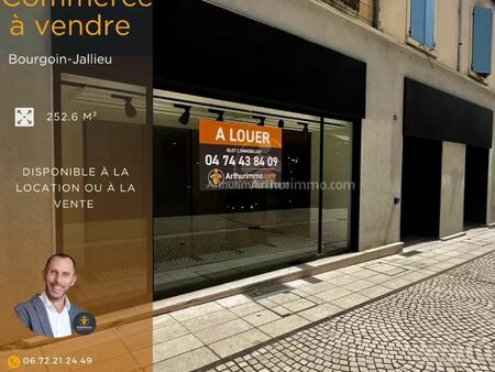 vente fonds de commerce 252 m2 à bourgoin-jallieu