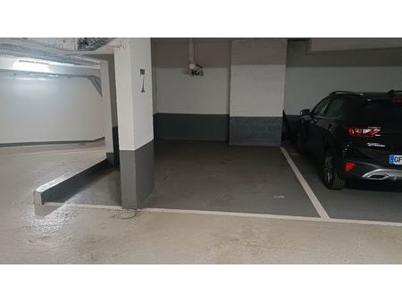 place de parking sous-sol hypercentre