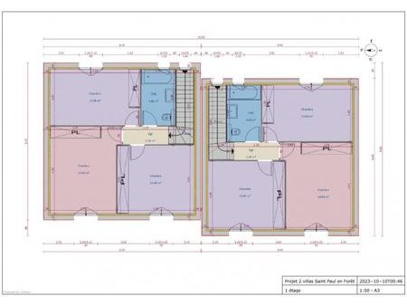 terrain 600 m² saint paul en foret