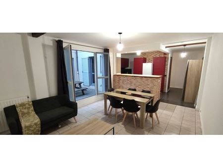 appartement meublé familial avec jardin