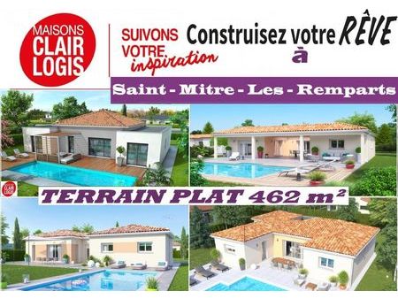 terrain 464 m² saint mitre les remparts