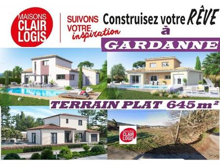 terrain 645 m² gardanne