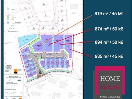 terrain 619 m² coulounieix-chamiers