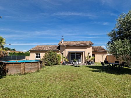 pizancon villa de plain-pied  sur 847m²de terrain clos sans vis-à-vis