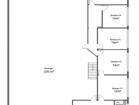 colocation bureaux  stockage et emplacement parking extérieur