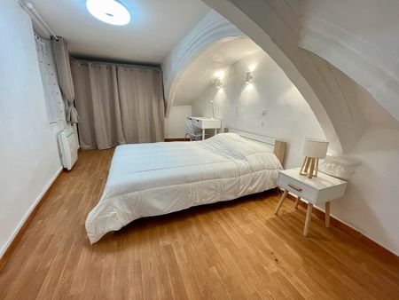 chambre meublée avec salle d’eau privative dans t4