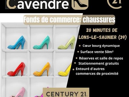 chaussures  fonds de commerce 50 m² lons le saunier