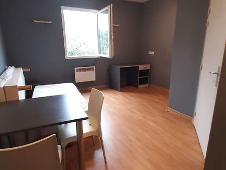 location studio meublé 22 m2 à proximité de la timone