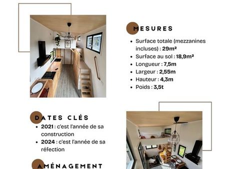 tiny house 29m² - 2 mezzanines