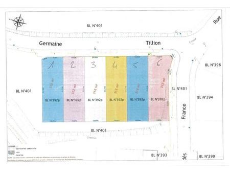 terrain 312 m² pontivy