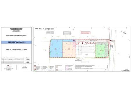 terrain viabilisé centre ville 680m²