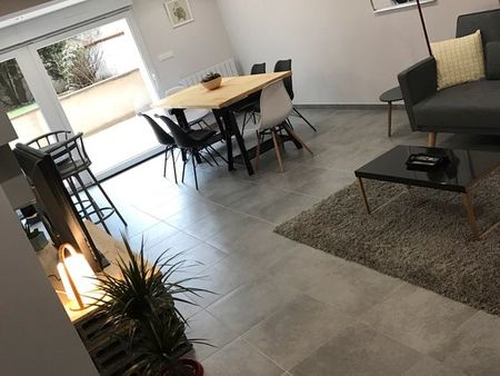 appartement avec jardin - f3 bis