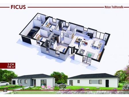 maison 5 pièces 108 m²
