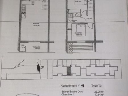 duplex f3+terrasse+jardin+2 parkings