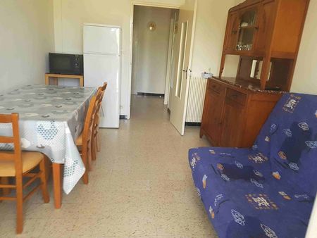 appartement f2 à argelès-plage disponible de septembre à juin