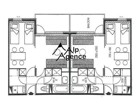 appartement 3 pièces 50 m²