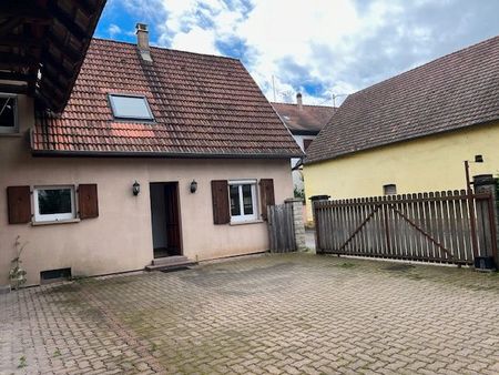 location belle maison individuelle 5 pieces avec garage et cour exterieure a witternheim