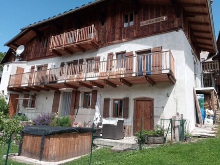 3*chalet 4 chambres 15pers clé en main  +2 chambre apt  jardin  jacuzzi  parking privé a v