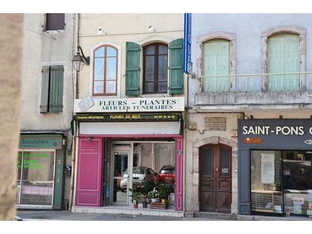 saint pons de thomières hérault immeuble de 90m² centre ville