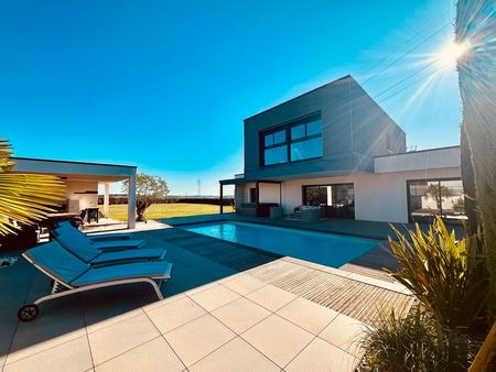 saint cyr sur le rhône - villa moderne - 215 m2 - piscine