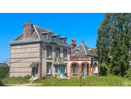 vente maison 337 m² saint-valery-en-caux (76460)- terrain de 2366 m2 - sur le port