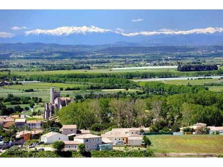 capestang centre - terrain 550 m2 viabilisé avec permis de construire