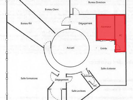 bureaux 105 m² limoges