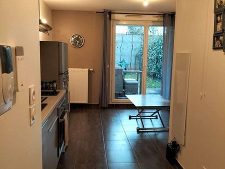 studio meublé 24m² avec jardin